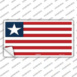 Liberia Flag Novelty Sticker Decal