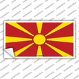 Macedonia Flag Novelty Sticker Decal