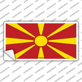 Macedonia Flag Novelty Sticker Decal