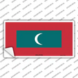 Maldives Flag Novelty Sticker Decal