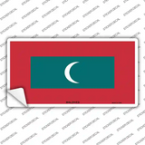 Maldives Flag Novelty Sticker Decal