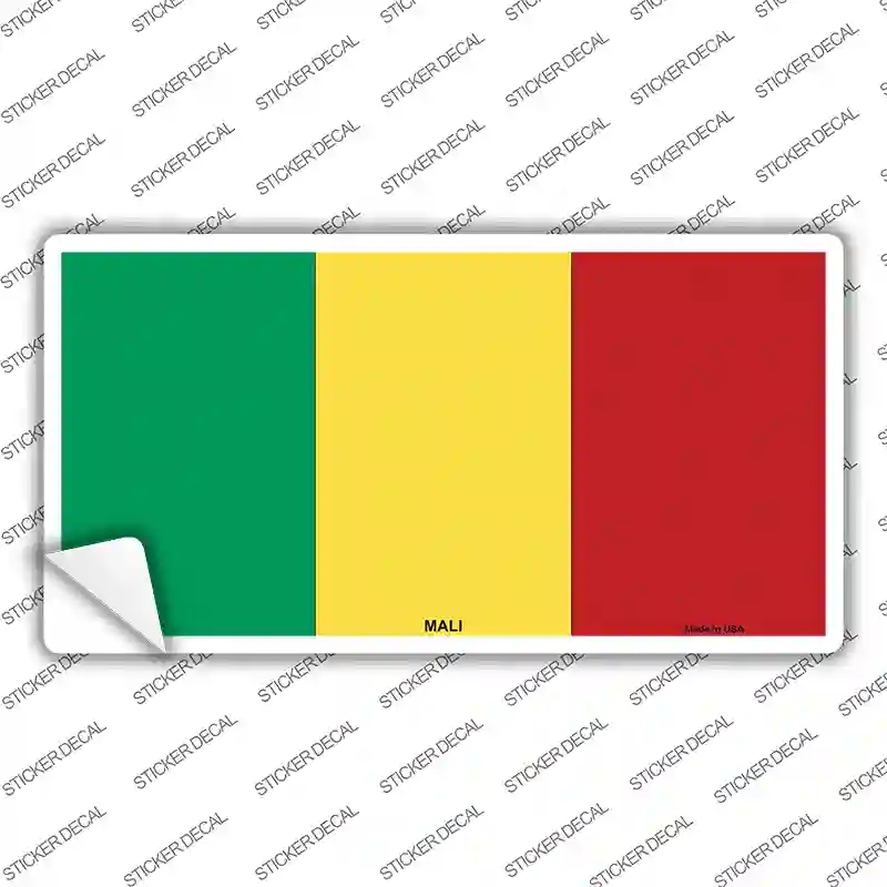 Mali Flag Novelty Sticker Decal