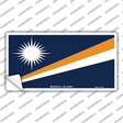 Marshall Islands Flag Novelty Sticker Decal
