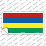 Mauritius Flag Novelty Sticker Decal