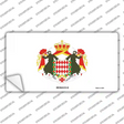 Monaco-S Flag Novelty Sticker Decal