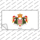 Monaco-S Flag Novelty Sticker Decal