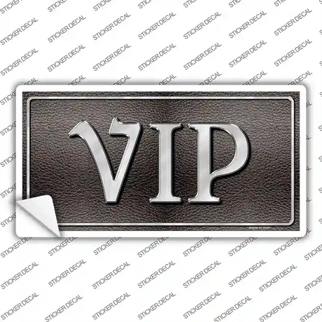 VIP Novelty Sticker Decal