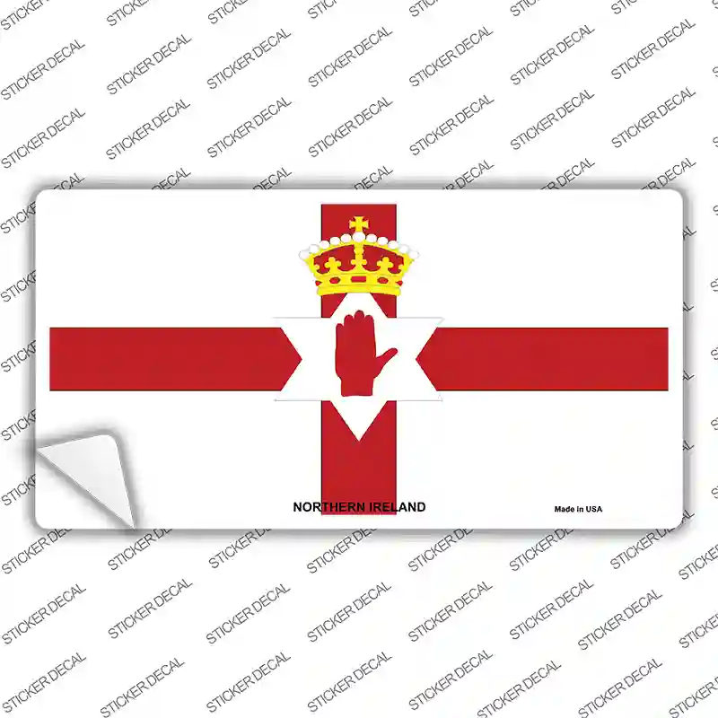 Northern Ireland Flag Novelty Sticker Decal