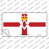 Northern Ireland Flag Novelty Sticker Decal