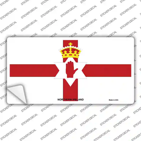 Northern Ireland Flag Novelty Sticker Decal