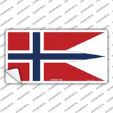 Norway-NS Flag Novelty Sticker Decal