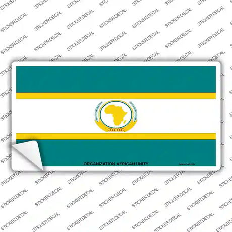 Organization African Unity Flag Novelty Sticker Decal