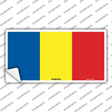 Romania Flag Novelty Sticker Decal