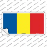 Romania Flag Novelty Sticker Decal