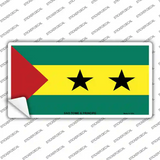 Sao Tome And Principe Flag Novelty Sticker Decal