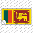 Sri Lanka Flag Novelty Sticker Decal