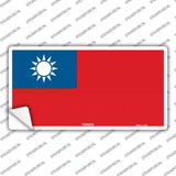 Taiwan Flag Novelty Sticker Decal