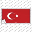 Turkey Flag Novelty Sticker Decal