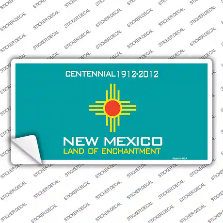 New Mexico Background Novelty Sticker Decal Small