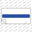 Thin Blue Line White Novelty Sticker Decal Small