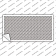 Grey White Quatrefoil Novelty Sticker Decal