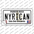 Nyrican Puerto Rico Novelty Sticker Decal Small