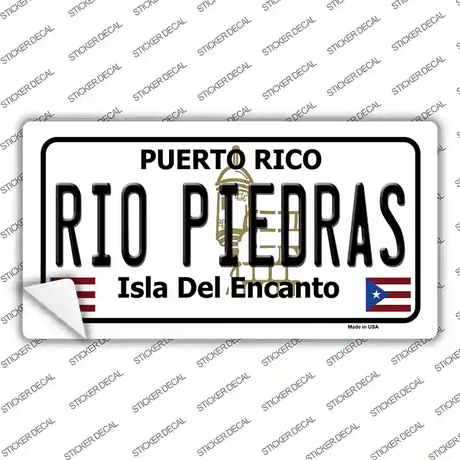 Rio Piedra Puerto Rico Novelty Sticker Decal Small