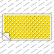 Yellow Polka Dot Novelty Sticker Decal