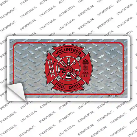 Volunteer Fire Dept Novelty Sticker Decal Small