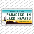 Paradise In Lake Havasu Arizona Novelty Sticker Decal Small