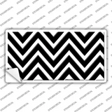 Black Chevron Novelty Sticker Decal