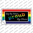 Gay By Nature Novelty Sticker Decal Small