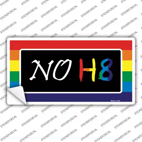 NO H8 Novelty Sticker Decal Small