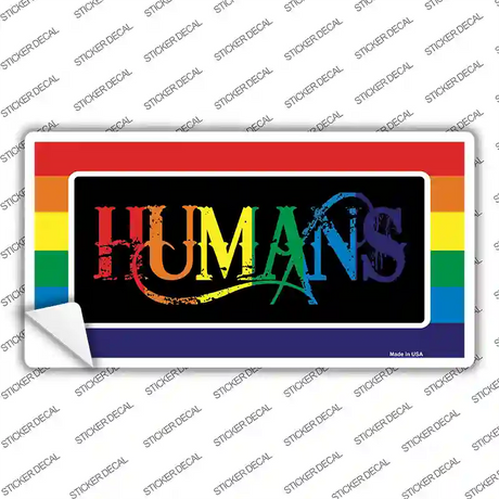 Humans Novelty Sticker Decal Small