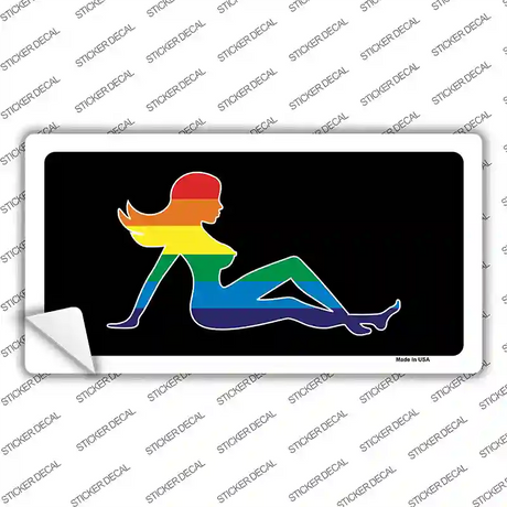 Mud Flap Girl Novelty Sticker Decal Small