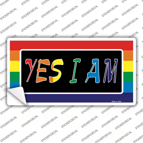 Yes I Am Novelty Sticker Decal Small