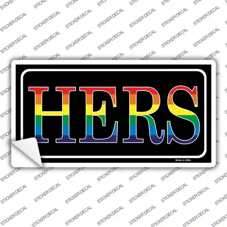 Hers Novelty Sticker Decal Small