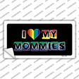 I Love My Mommies Novelty Sticker Decal Small