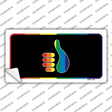 Thumbs Up Novelty Sticker Decal Small