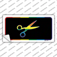 Scissors Novelty Sticker Decal Small