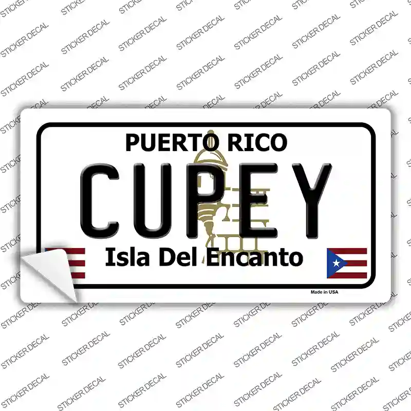 Cupey Puerto Rico Novelty Sticker Decal Small