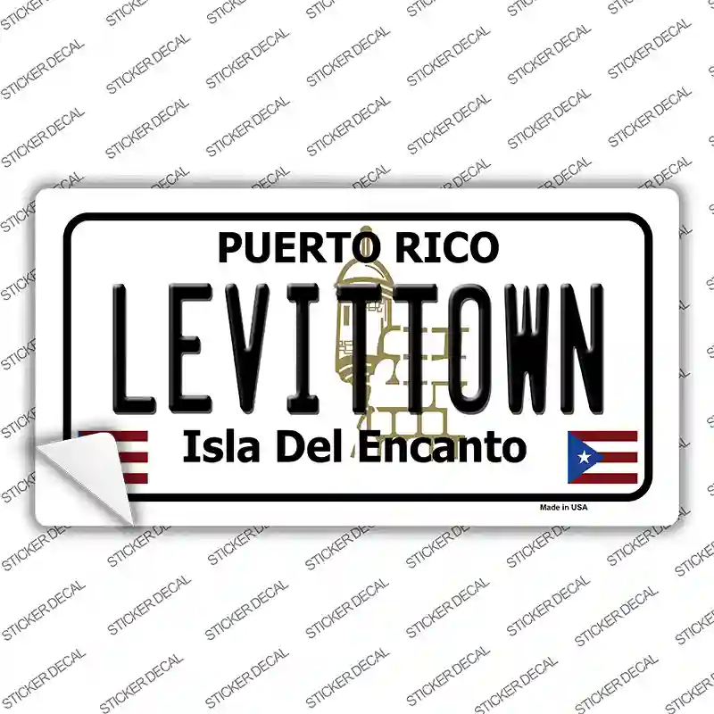 Levittown Puerto Rico Novelty Sticker Decal Small