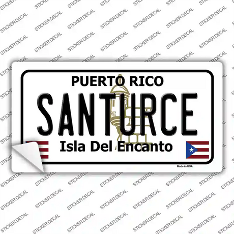 Santurce Puerto Rico Novelty Sticker Decal Small