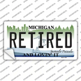 Retired Michigan State Novelty Sticker Decal Small