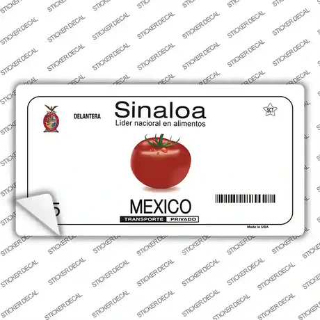 Sinaloa Mexico Novelty Sticker Decal Small