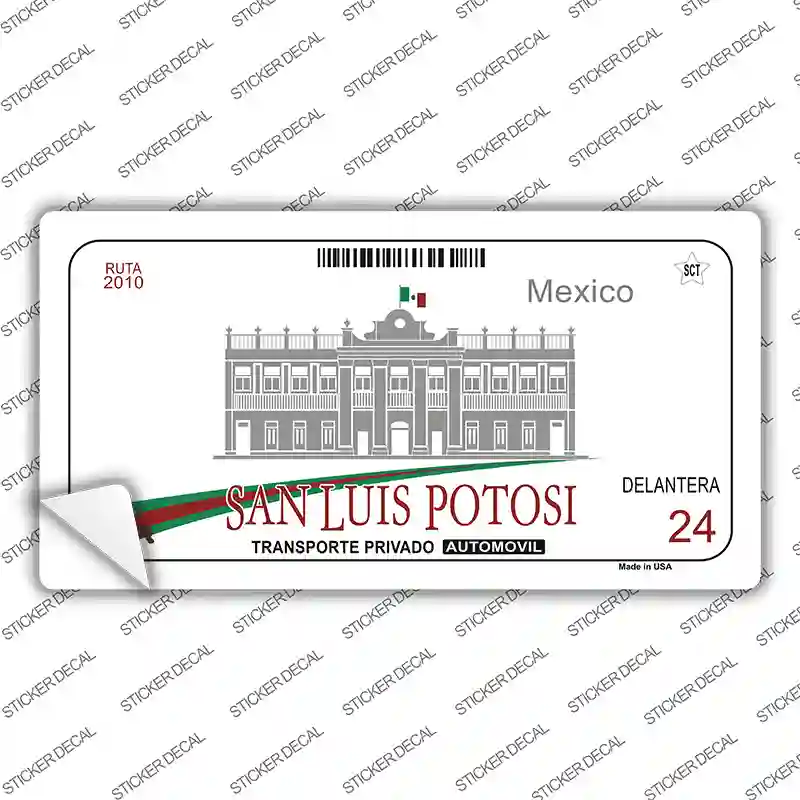 San Luis Potosi Mexico Novelty Sticker Decal Small