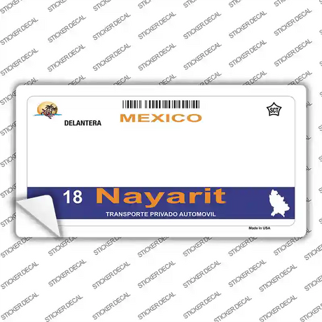 Nayarit Mexico Novelty Sticker Decal Small