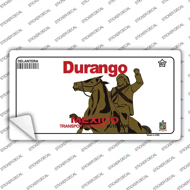 Durango Mexico Novelty Sticker Decal – A Smart Blonde