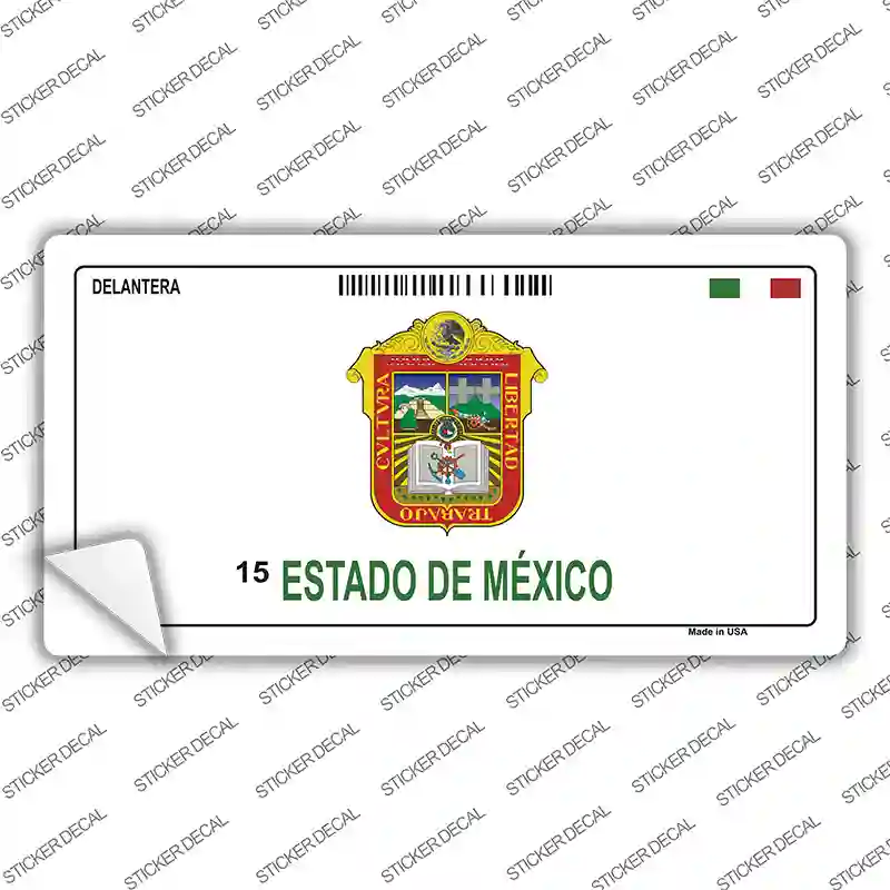 Estado De Mexico Novelty Sticker Decal Small