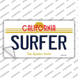 Surfer California Novelty Sticker Decal Small